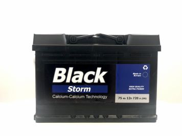 Black Storm 75 Ah R+