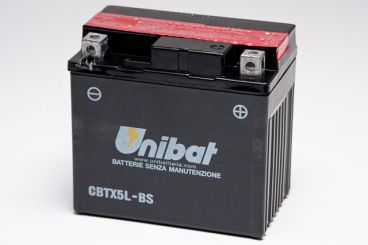 Unibat CBTX5L-BS 4 Ah