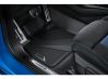 ОРИГИНАЛНИ ГУМЕНИ СТЕЛКИ за BMW серия 1 F40, серия 2 F44 Gran Coupe след 2019 година, 2 части, черни, предни 1