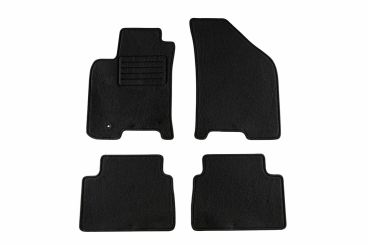 Мокетени стелки Petex за Chevrolet  LACETTI 04/2004-2010/NUBIRA 07/2003-2010 4 части черни Rex материя