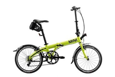 MINI зелен сгъваем велосипед