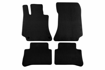Мокетени стелки Petex за MERCEDES E КЛАСА W212 2009-20016/CLS W218/W218 СЛЕД 2011 4 части черни Style  материя