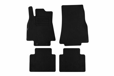 Мокетени стелки Petex за MERCEDES B КЛАСА W245 2007-10/2011 4 части черни Rex материя
