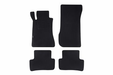 Мокетени стелки Petex  MERCEDES C КЛАСА W203 SPORTCOUPE 03/2002-02/2011 4 части черни Rex материя