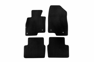 Мокетени стелки Petex за MAZDA 6 КОМБИ 11/2012  4 части черни Style материя