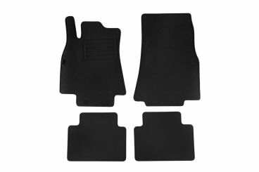 Мокетени стелки Petex за MERCEDES A КЛАСА W169 2007-08/2012 4 части черни Rex материя