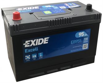 Exide Excell 95 Ah Asia L+