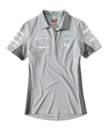 Дамска тениска с яка Mercedes AMG Petronas