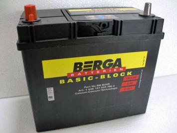 Berga Basic Block 45 Ah L+