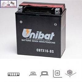 Unibat CBTX16-BS 14 Ah
