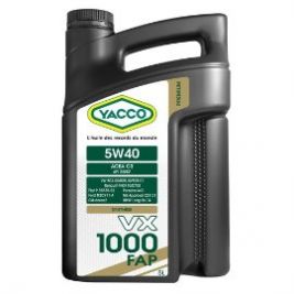 Yacco VX 1000 FAP 5W40 5L
