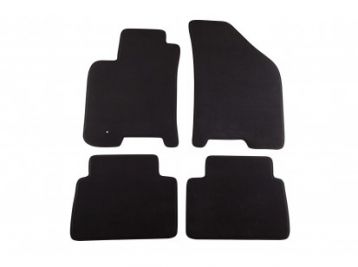 Мокетени стелки Petex за Chevrolet Lacetti 04/2004-2010/Nubira 07/2003-2010 4 части черни (B161) Style материя  