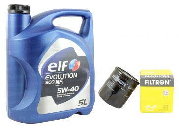 Комплект ELF EVOLUTION 900 NF 5W40 5L + маслен филтър