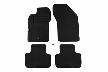 Мокетени стелки Petex за Alfa Romeo GT 03/2004-03/2010 4 части черни Rex материя