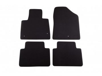 Мокетени стелки Petex за Hyundai Santa Fe 09/2012 => 4 части черни (B163) Style материя 