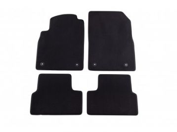 Мокетени стелки Petex за Opel Astra J 11/2009 =>/Аstra J комби 11/2010 => 4 части черни (B034) Style материя 