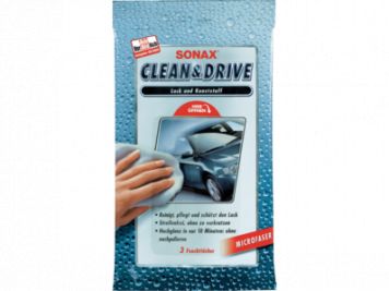 Кърпа CLEAN & DRIVE, екстериор, 3бр.