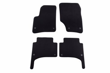 Мокетени стелки Petex за PORSCHE CAYENNE 2002-04/2010  4 части черни Style материя
