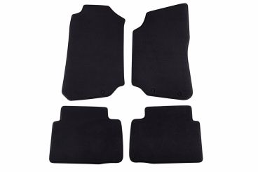 Мокетени стелки Petex за SAAB 9-5 1998-09/2007 4 части черни Style материя