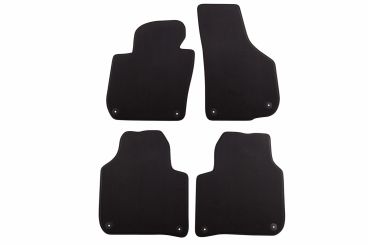 Мокетени стелки Petex за SKODA SUPERB СЕДАН 07/2008/КОМБИ 01/2010 4 части черни Style материя