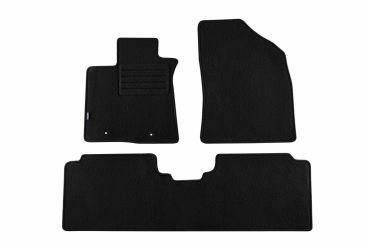 Мокетени стелки Petex за TOYOTA AVENSIS 01/2009-12/2011 3 части черни Rex материя