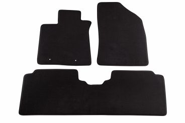 Мокетени стелки Petex за TOYOTA AVENSIS 01/2009-12/2011 3 части черни Style материя