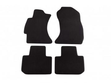 Мокетени стелки Petex за Subaru Forester 03/2013 => 4 части черни (KL01) Style материя 