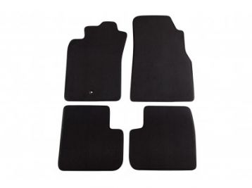 Мокетени стелки Petex за Toyota Avensis 1998-03/2003 4 части черни Style материя 