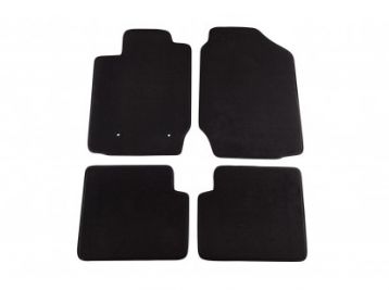Мокетени стелки Petex за Toyota Corolla 3-4 врати 01/2002-01/2007/Комби 01/2002-01/2007 4 части черни (B162) Style материя 
